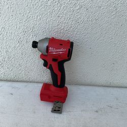 Milwaukee 1/4" (6 mm) M18 COMPACT BRUSHLESS HEX IMPACT DRIVER Tool Only