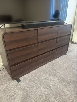 Dark brown Wayfair Dresser