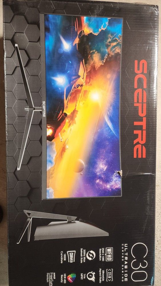 Sceptre c30 30' 200hz Curved Gaming Monitor