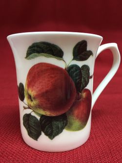 Vintage Queen's Fine China Hookers Fruit Apple Coffee Tea Mug Cup