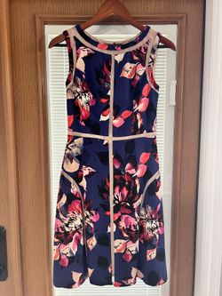 Adrianna Papell Jersey Fit & Flare Dress Size 2