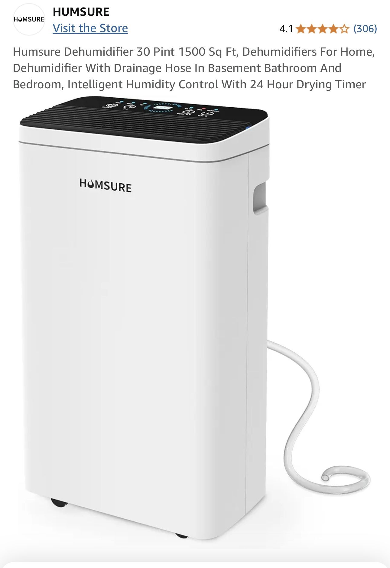Dehumidifier New In Box 