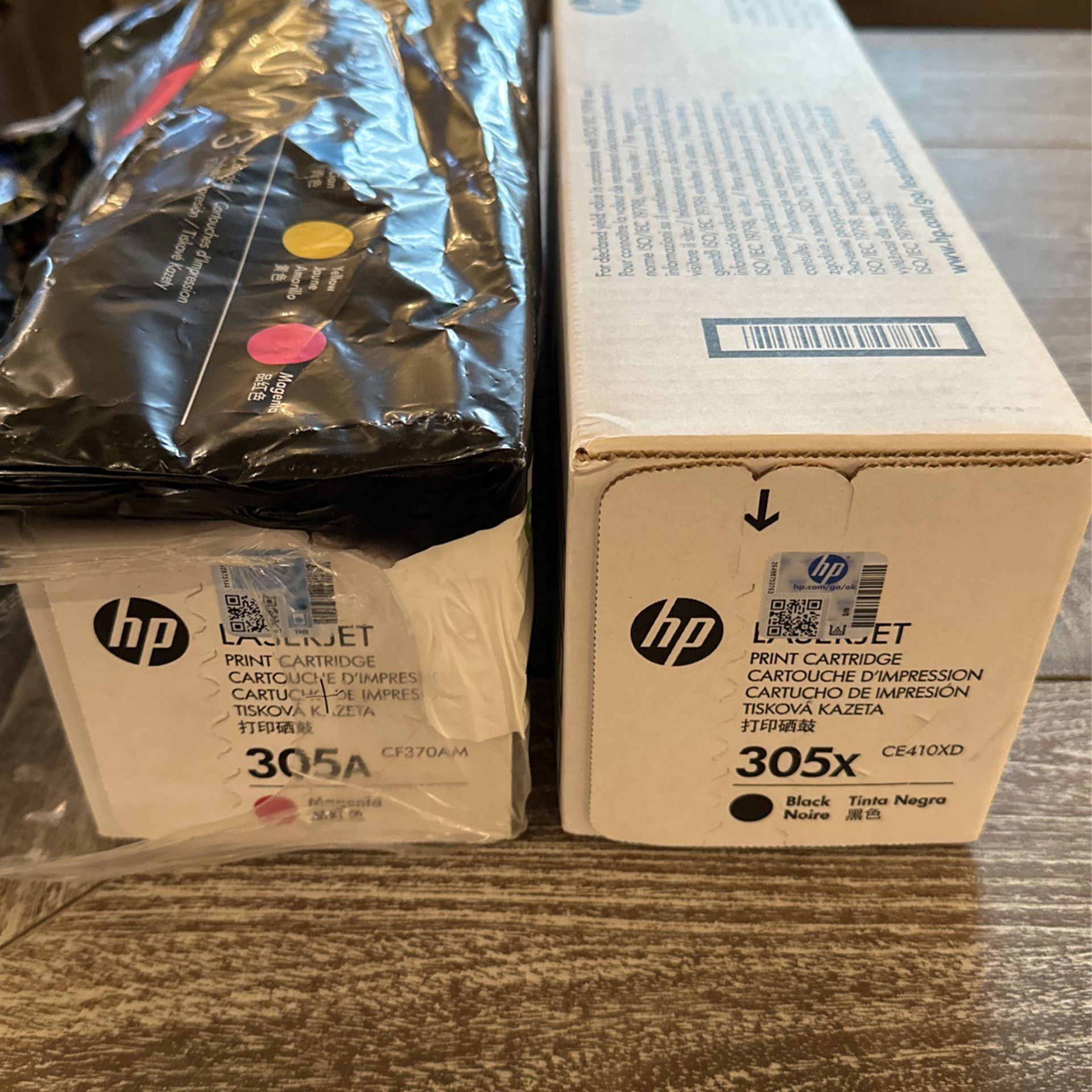 Genuine HP 305A And 305X LaserJet Cartridges