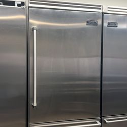 Viking 36”Wide Built In Bottom Freezer Refrigerator Stainless Steel 