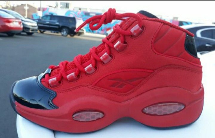 Brand new and original kids Reebok Question Iverson's sneakers size 2y