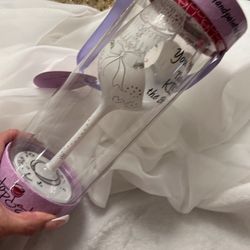 Bride champagne glass