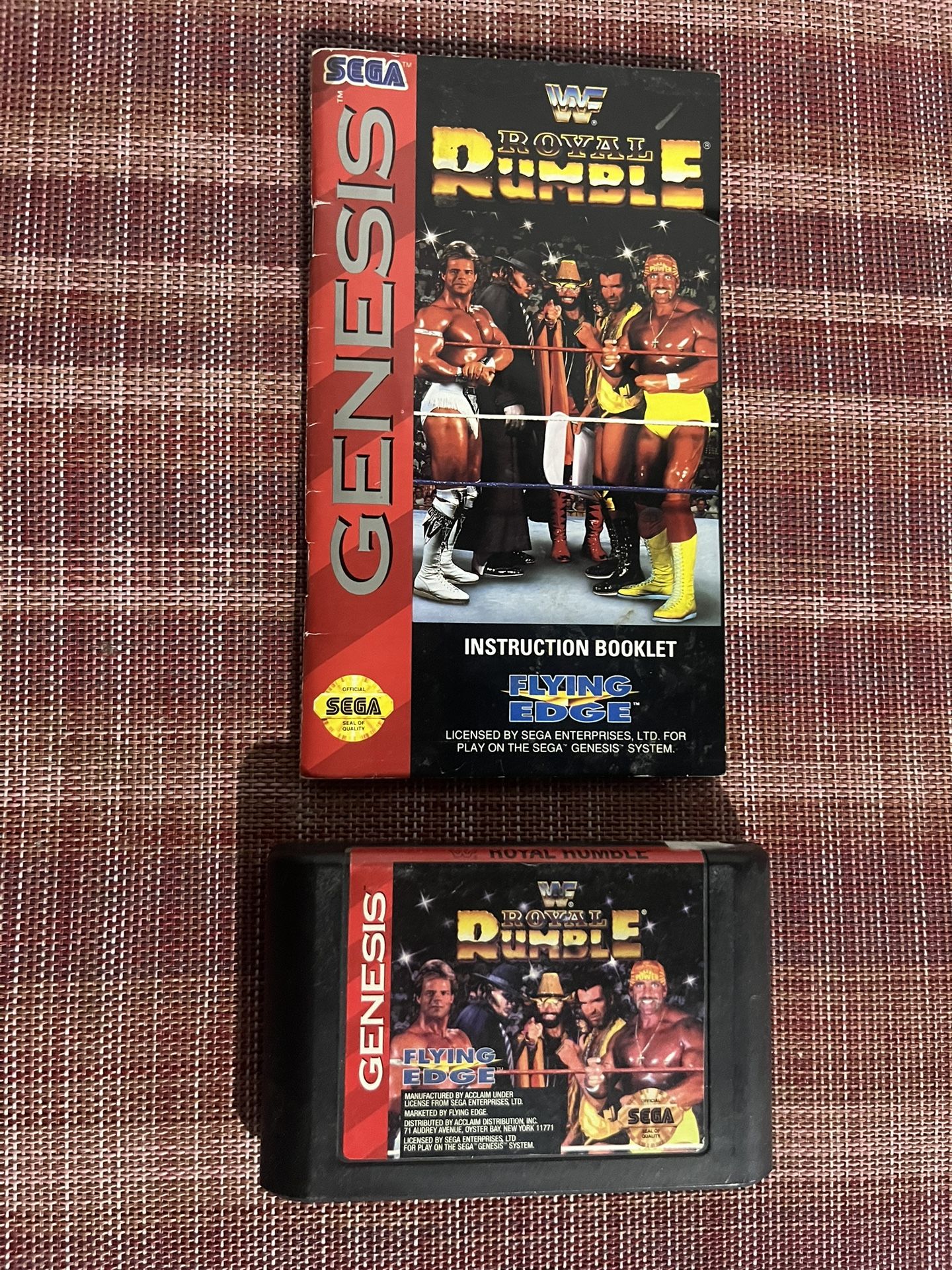 WWF Royal Rumble w/Manual for Sega Genesis