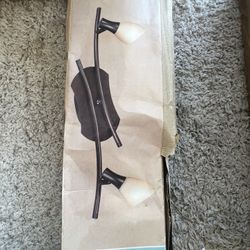 Bathroom Light Brass Stained 