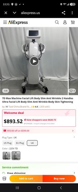 7D HIFU (High-Intensity Focused Ultrasound) Machine