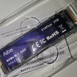 Aiibe X16+ 2tb NVMe M.2 SSD PCIe 4.0