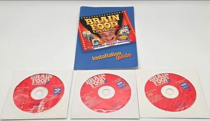 Brain Food Games 2 - Complete Set - Vintage PC CD-ROM Windows 95 Games