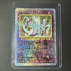 MewTwo Legendary Collection Signed by Jason Paige