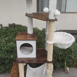 Tall cat tree