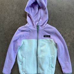 4t Lands' End Kids Fleece Full Zip Jacket with Hood