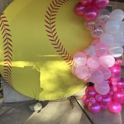 Softball Cloth Backdrop 