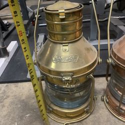 Vintage Copper & Brass Ship Oil Kerosene Lamp Anchor Light Nautical Lantern therustedmetal (66) 100% positive feedback $499.00 or Best Offer As low as