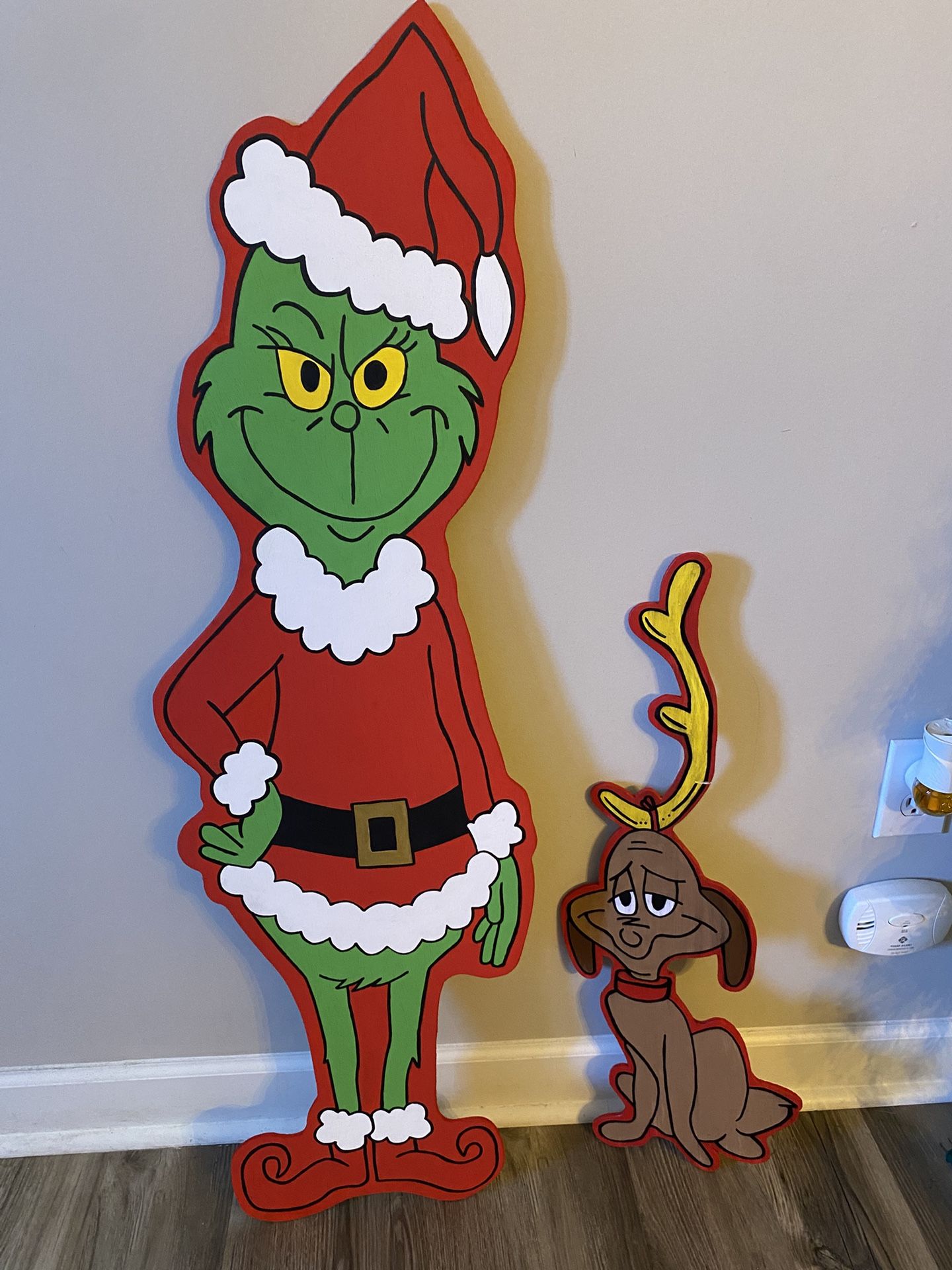 Grinch Wood Cutout
