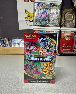 Chaos Rising Booster Bundle 6 packs. Pokemon cards