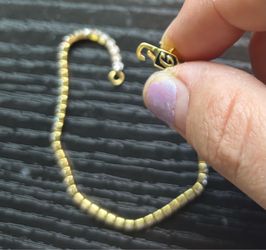 GLD Micro Tennis Bracelet in Yellow Gold 1.5mm micro stones