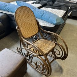 Came And Rattan Rocking Chair ( In Store) 