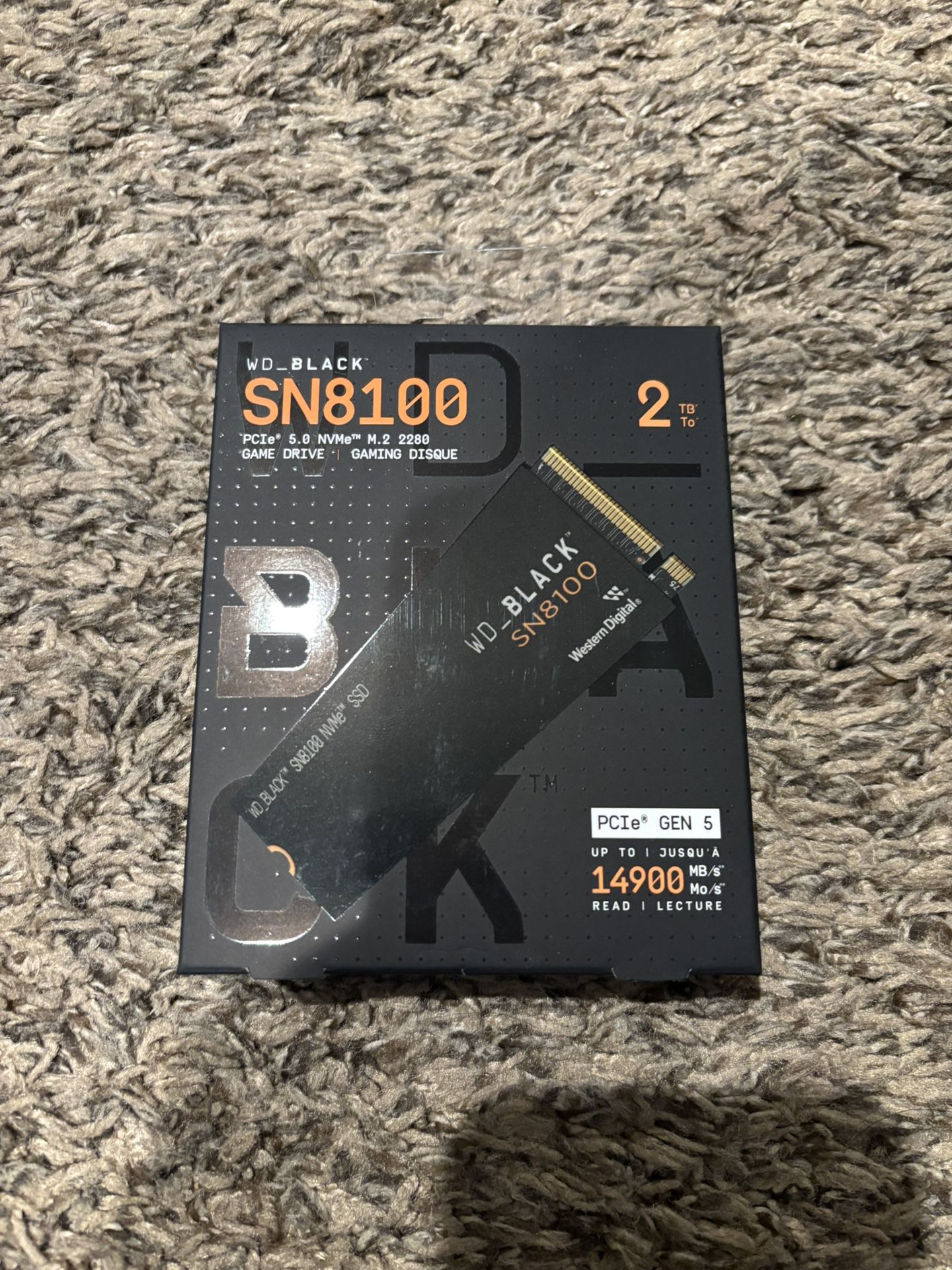 New WD_BLACK 2TB SN8100 NVMe SSD. Gen 5. Shoot Me Offer!