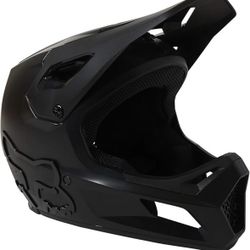 Fox Racing Youth Rampage Mountain Bike Helmet, Black/Black