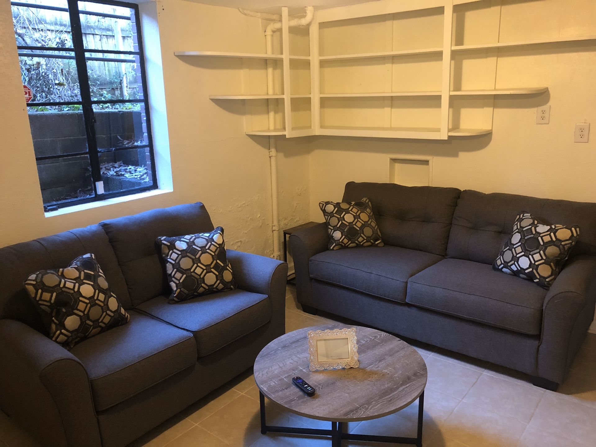 Couch and Loveseat Set