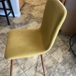 Yellow Mid Century Chair (solo) Only One