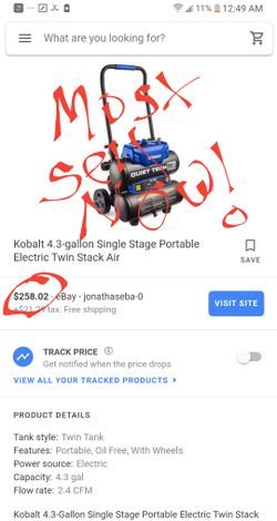 Kobalt air compressor