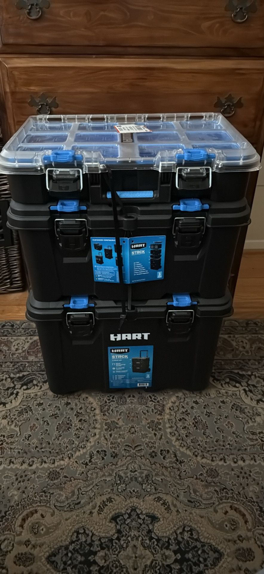 3 Brand New HART Stack System Mobile Tool Storage