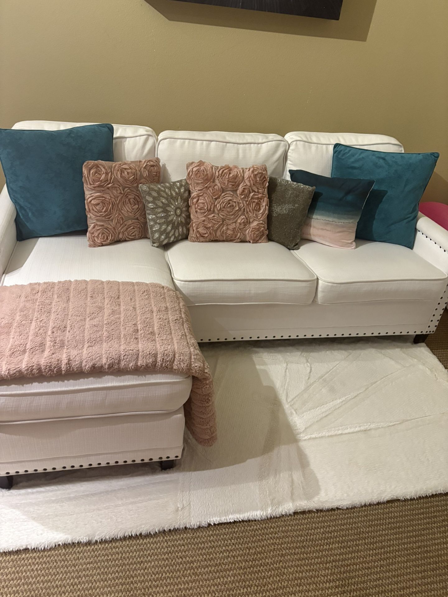 White Couch For Sale