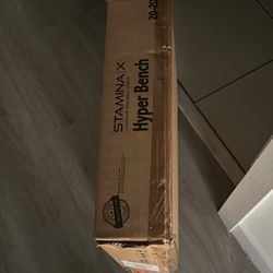 Adjustable Ab, Back, and Core Strength Exercise, Sit-Up Fitness Hyperextension Weight Bench for At-Home Workouts