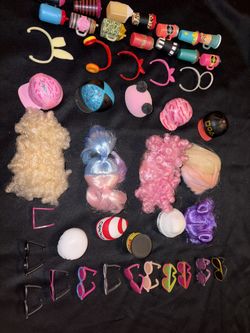 LOL Hats, Hair, Cups, Snap Crackle and Pop hats- mixed set - 45pcs- LOTZ
