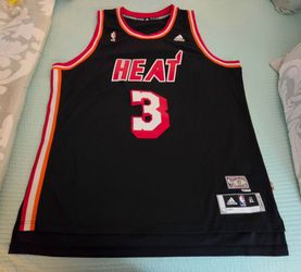 Adidas Hardwood Classic Dwayne Wade Miami Heat Jersey size XL