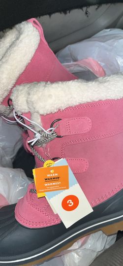 Girls Snow Boots/can Also Be Used As Rain Boots 