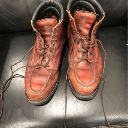 Red wing boots size 10