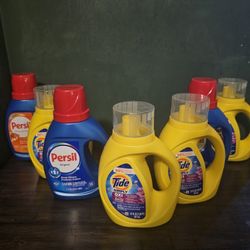 Tide And Persil Laundry Detergent 
