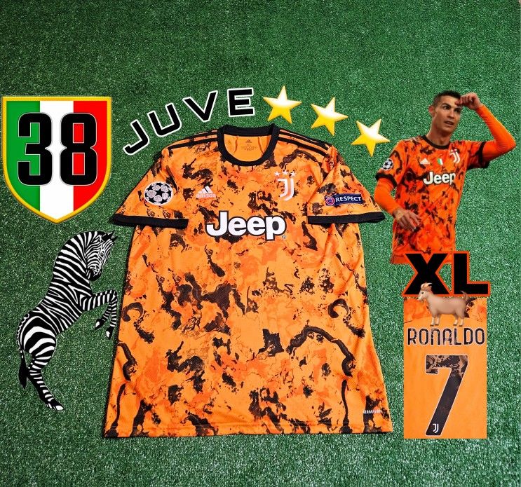 Adidas Juventus FC Cristiano Ronaldo #7 2020/2021 Third Camo Jersey