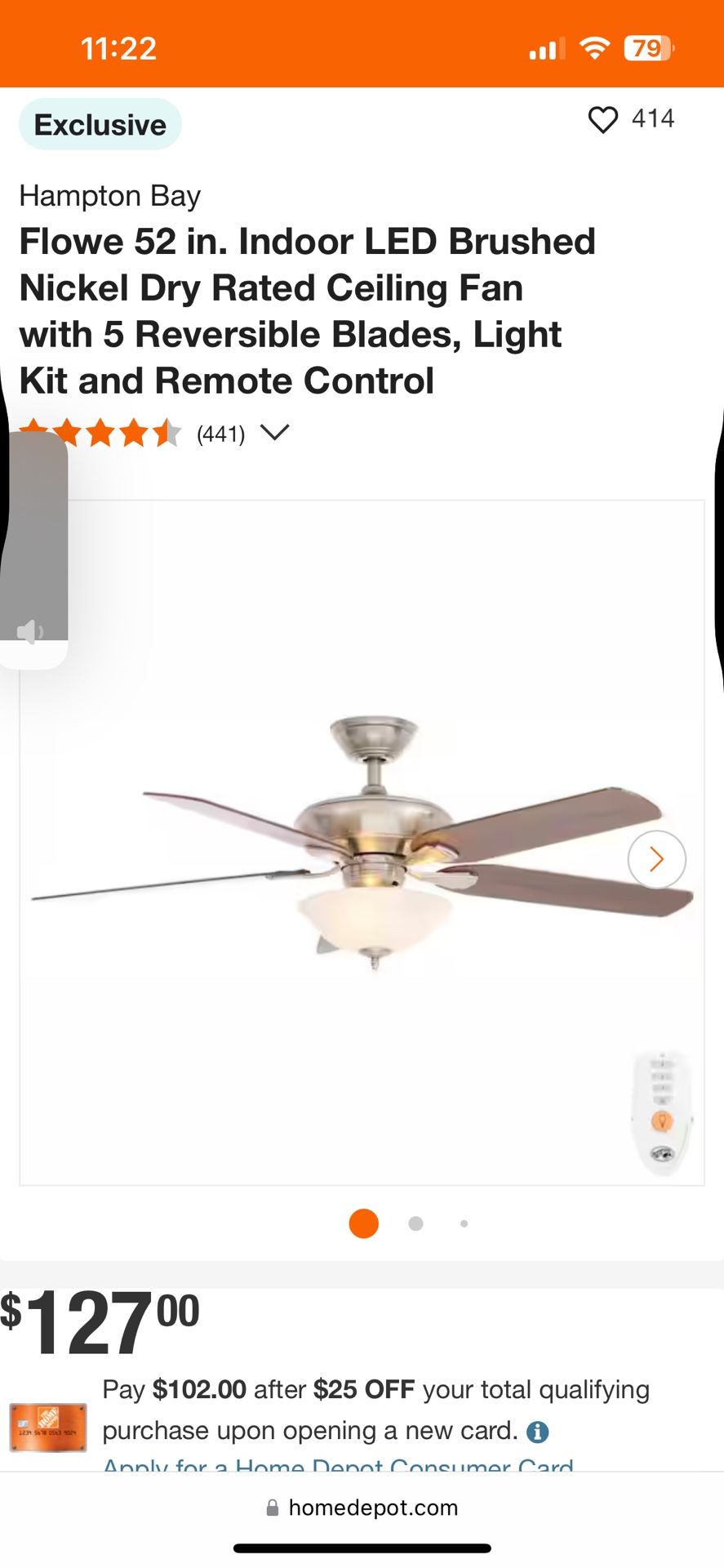 NEW Ceiling Fan MAKE AN OFFER