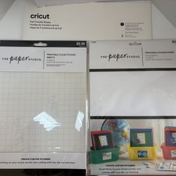 8 Cricut Foil Transfer Sheets + Printable Sticker Paper