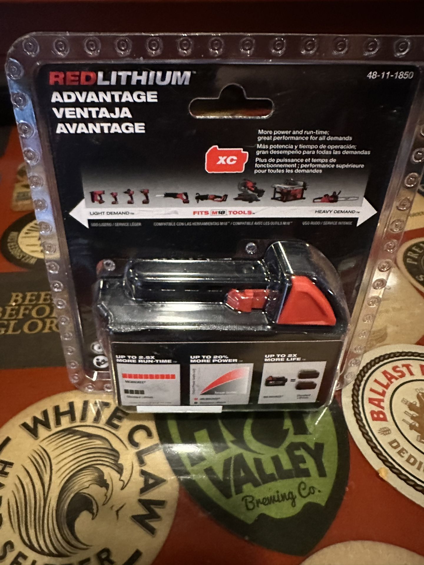 New Never Used M18 Red Lithium Xc 5.0