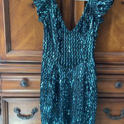 Sequins Cocktail Prom Dress 