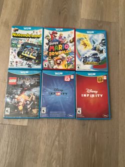 6 WII U games