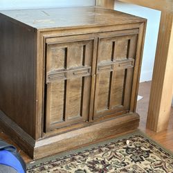 Mid Century Nightstand-end Table 