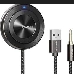 PALOVUE HiFi Bluetooth Receiver 5.0 with Qualcomm CSR and DAC Bluetooth Aux Adapter for Music Streaming and Hands-Free Calling for Car Home Stereo Bui