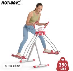 Live HOTWAVE Home SpaceWalker: Portable, Unisex Aerobic Fitness Equipment. Foldable and lightweight, designed specifically to target the glutes, legs,