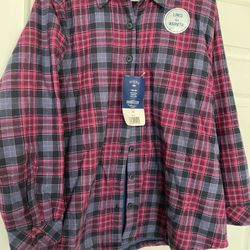 Women’s Lined Flannel Shirt 1X