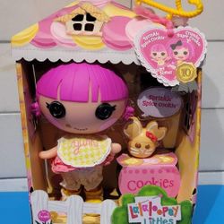 Lalaloopsy Littles Doll Sprinkle Spice Cookie with Pet Cookie Mouse Playset $12 (one available)
