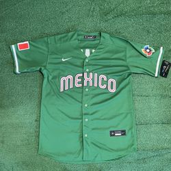 Team Mexico Randy Arozarena Green Classic  Jersey