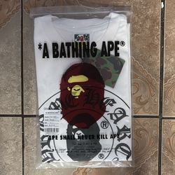 Bape t chrome heart